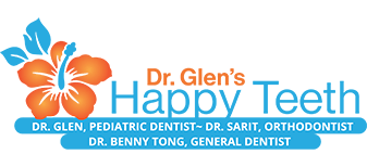 Dr. Glen's Happy Teeth logo