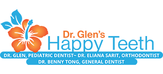 Dr. Glen's Happy Teeth logo