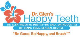 Dr. Glen's Happy Teeth logo