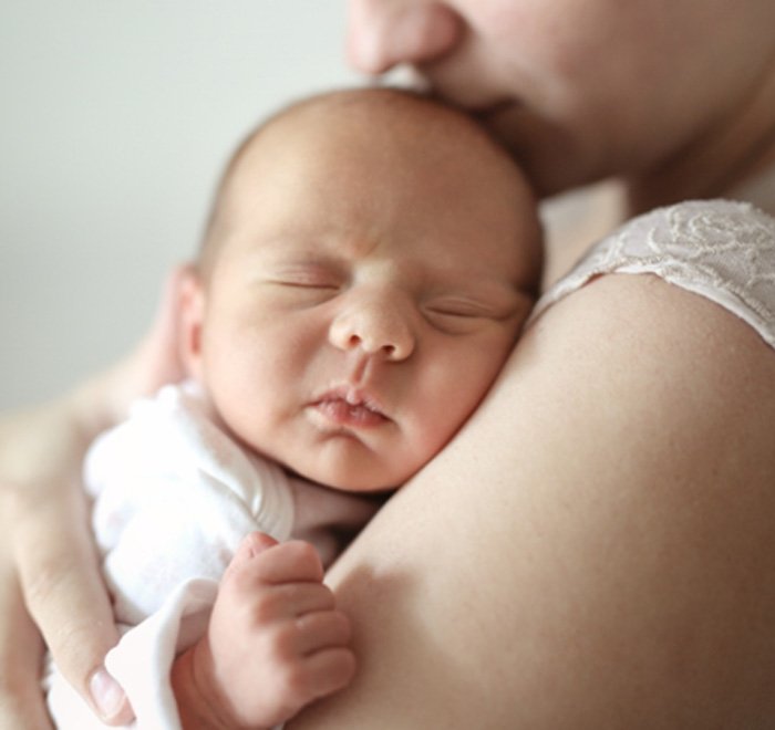 infant with a lip or tongue tie